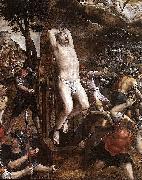 Michiel Coxie Torture of St George. oil painting artist